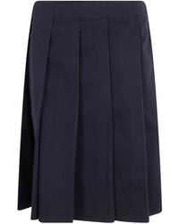 TOTEME - Beaded Pleat Skirt - Lyst