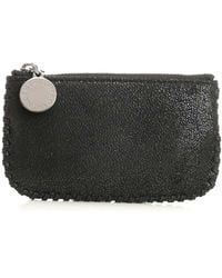 Stella McCartney - Falabella Zip Around Card Holder Keychain - Lyst