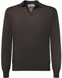 Giuliano Galiano - Wool Polo Sweater - Lyst