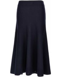 KHAITE - Midi Skirts - Lyst