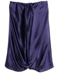7 For All Mankind - Strapless Satin Mini Dress - Lyst