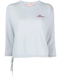Marni - Sweater With Logo - Lyst