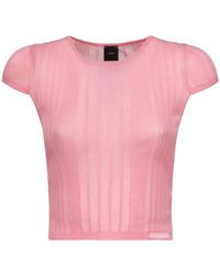 Pinko - Tambora Ribbed Sweater - Lyst