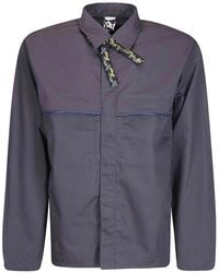 GR10K - Piping Ripstop Overshirt - Lyst