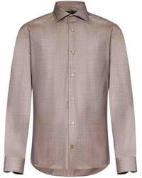 Franzese Collection - Ing Loro Piana &Amp C Fabric Shirt - Lyst