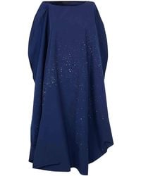 Maria Calderara - Hand Punched Hand Painted Volume Dress - Lyst