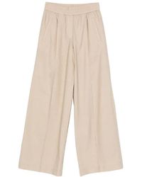Brunello Cucinelli - Elasticated Trousers - Lyst