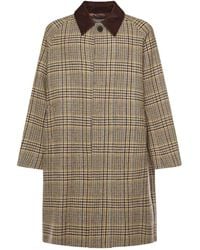 Amaranto - Wool Blend Coat - Lyst