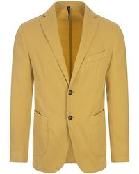 RUSSO CAPRI - Oxford Cotton Blazer - Lyst