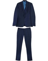 Paul Smith - Soho Pinstriped Wool And Linen Suit - Lyst