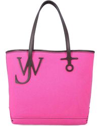 JW Anderson - Small Anchor Canvas & Leather Tote - Lyst