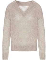 Brunello Cucinelli - Dazzling English Half Rib Cotton Sweater - Lyst