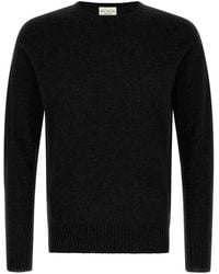 Ma'ry'ya - Crew-Neck Sweater With Slits - Lyst