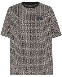 Balmain - T-Shirt With Monogram - Lyst