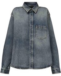 Balenciaga - Cotton Shirt With Chest Pocket - Lyst