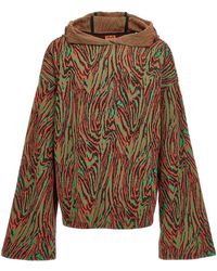 VITELLI - Flow Jacquard Hooded Sweater - Lyst