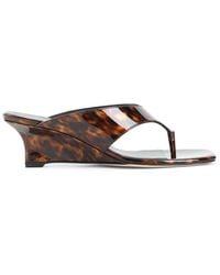 Stuart Weitzman - Stuart Weizman Vinnie Wedge Thong 50 Sandals - Lyst