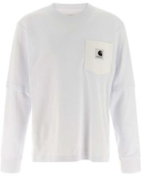 Sacai - T-Shirt Capsule X Carhartt Wip - Lyst