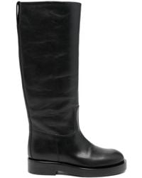 Paris Texas - Flat Nappa Boots - Lyst