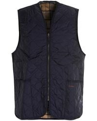 Barbour - Quilted Zip-Up Waistcoat - Lyst