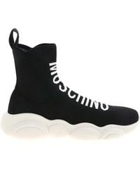 Moschino - High Sock Sneakers - Lyst