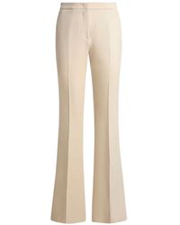 Etro - High-Waisted Zip-Up Flared Trousers - Lyst