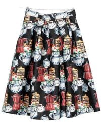 ALESSANDRO ENRIQUEZ - Printed Midi Skirt - Lyst