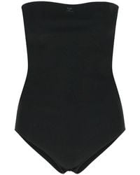 Courreges - Courrèges Bustier Lingerie Jersey Bodysuit - Lyst