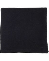 Fay - Scarf In Cashmere With Little Logo Sign - Lyst