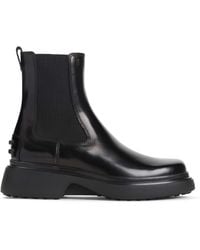 Tod's - Tods Leather Ankle Boots - Lyst