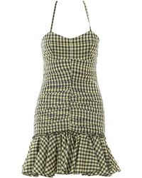 Philosophy Di Lorenzo Serafini - Vichy Print Short Dress - Lyst