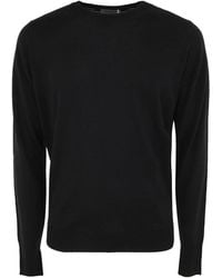 John Smedley - Marcus Long Sleeves Crew Neck Pullover - Lyst