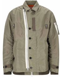 Sacai - Shirt Style Casual Jacket - Lyst