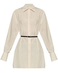 Givenchy - Long Shirt With 'Voyou' Belt - Lyst