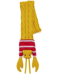 Marni - Mustard Chunky Cable-knit Scarf - Lyst