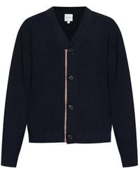 Paul Smith - Cardigan With Signature Stripes Band - Lyst
