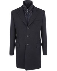 Fay - Easy Double Breasted Coat - Lyst