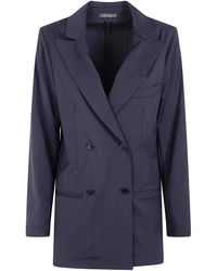 Laura Urbinati - Double Breasted Jacketq - Lyst