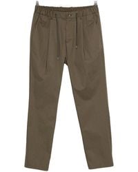 Herno - Dyed And Waterproof Stretch Cotton Trousers - Lyst