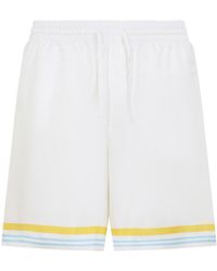 CASABLANCA - Flower Court Icon Shorts - Lyst