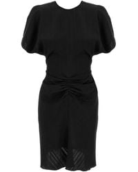 Victoria Beckham - Gathered Waist Mini Dress - Lyst