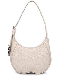 Burberry - Small Ivory Leather Bag - Lyst