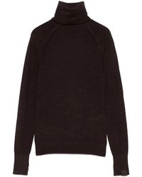 Victoria Beckham - Dark High-Neck Jumper - Lyst