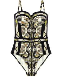 Tory Burch - Printed Swimsuit - Lyst