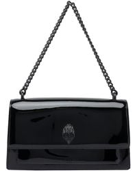 Kurt Geiger - Shoreditch Patent Shoulder Bag - Lyst