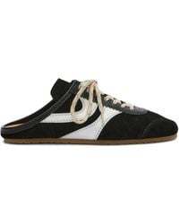 Dries Van Noten - Suede Sneaker Mules - Lyst