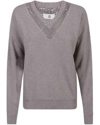 ELEVEN88 - V-Neck Sweater - Lyst
