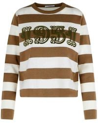 Max Mara - Viterbo Virgin Wool Hazelnut Sweater - Lyst