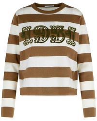 Max Mara - Viterbo Virgin Wool Hazelnut Sweater - Lyst