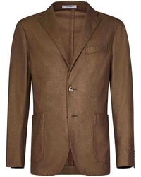 Boglioli - Wool Blend Unlined Single-Breasted Blazer - Lyst